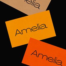 Amelia - Slow fashion branding design . Br, ing & Identit project by Agustin Sapio - 07.22.2019