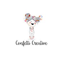 Confetti Creative. Logo Design project by Ana C. Martín - 08.23.2018