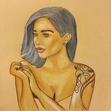 Mi Proyecto del curso: Ilustración con pastel y lápices de colores. Projekt z dziedziny Trad, c i jna ilustracja użytkownika Vanessa Cuevas Barberà - 23.07.2019