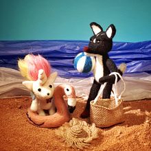 Mi Proyecto del curso Needle felting: Un día en la playa. Un progetto di Artigianato di Soraya Pedrero San Miguel - 23.07.2019