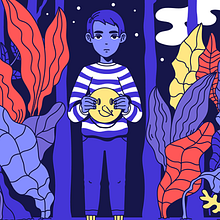 ULTRA NATURAL II Ein Projekt aus dem Bereich Traditionelle Illustration, Bildende Künste, Design von Figuren, Digitale Illustration und Vektorillustration von Aarón M. Leyva - 24.07.2019