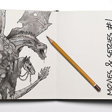 Movies and series #1. Un proyecto de Dibujo, Diseño, Diseño de personajes, Ilustración tradicional y Pintura a la acuarela de Aitor Angelats - 24.07.2019