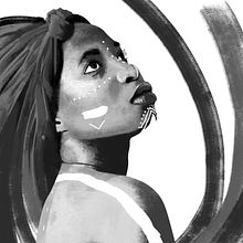 Raíces. Artes plásticas, Desenho de retrato, Ilustração tradicional, Ilustração digital, e Pintura projeto de Kevin C. Sepúlveda Márquez - 25.07.2019