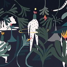At night. Traditional illustration project by Daniel Barreto - 07.26.2019