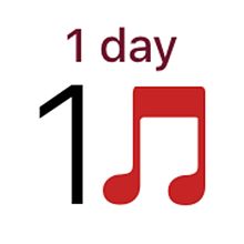 1 day 1 song. Un progetto di UX / UI di Miriam V.C - 16.06.2019