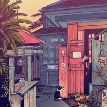 Mi casa. Traditional illustration, and Design project by Elena Wa - 09.26.2018