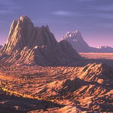 Landscape with WORLDMACHINE . 3D Modeling project by Marcelo pepice - 04.20.2019