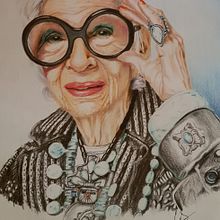Mi Proyecto del curso:  Retrato realista con lápices de colores. Projekt z dziedziny  użytkownika Lourdes Cabo - 27.07.2019