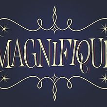 Magnifique (Lettering). Graphic Design, and Lettering project by Rafael Jordán Oliver - 07.28.2019