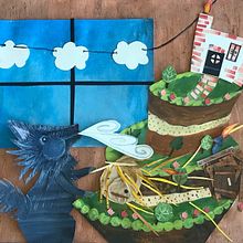 Mi Proyecto del curso: Los tres cochinitos.... Projekt z dziedziny Trad, c i jna ilustracja użytkownika Andrea Gaume - 29.07.2019