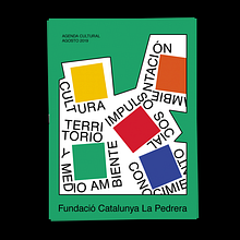 Brand design in progress for "Fundació Catalunya La Pedrera". Br, ing & Identit project by Agustin Sapio - 07.29.2019