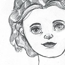 Girl in Pencil 1. Un projet de Illustration traditionnelle de Ximena Martinez - 08.12.2016