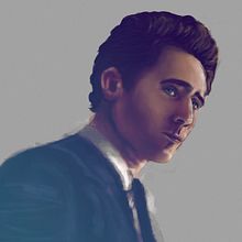 Tom Hiddleston. Un projet de Illustration traditionnelle et Illustration numérique de Ximena Martinez - 30.04.2014