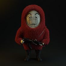 La casa de papel. 3D projeto de Eigleer Nunes - 29.07.2019