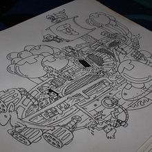 Barco Pirata. Un projet de Dessin, Design , Illustration traditionnelle, Illustration numérique et Illustration jeunesse de Jesus Camacho - 30.07.2019