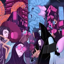 Portada para "Liozn". Creativit, Character Design, Traditional illustration, and Digital Illustration project by Enrique Montiel Ayala - 07.31.2019