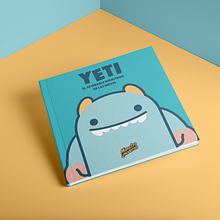 Yeti, el adorable monstruo de las nieves. Un proyecto de Diseño de personajes, Ilustración digital e Ilustración infantil de Diego Sancho - 24.04.2019