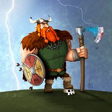Character design: creación de personajes 2D: Vikingo. Character Design, and Digital Illustration project by Sergio Pérez Tejero - 07.31.2019
