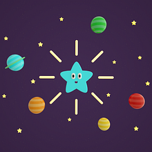 Star Animation Loop  Ein Projekt aus dem Bereich 3D, 3-D-Animation, Animation von Figuren, Design von Figuren, Design von 3-D-Figuren, Traditionelle Illustration, Digitale Illustration, Vektorillustration und 3-D-Modellierung von Fernando Mejia Mahecha - 31.07.2019