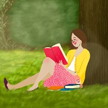 Reading. Un projet de Animation et Illustration traditionnelle de Ximena Martinez - 13.02.2016