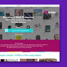 Wisher UI/ UX Design. Un projet de UX / UI de Ximena Martinez - 29.08.2017