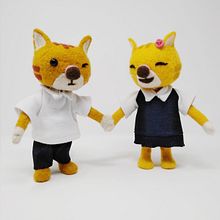 Personajes de needlefelting del proyecto "Pasito a pasito" para SM . Arts, Crafts, Character Design, and Costume Design project by Aranza Serafin - 08.01.2019