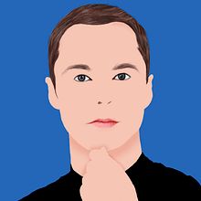 Sheldon Cooper o Steve Jobs?. Un proyecto de Dibujo, Dibujo de Retrato, Ilustración tradicional, Ilustración digital e Ilustración vectorial de Aitor Ruiz de Gordejuela Ruiz - 02.08.2019