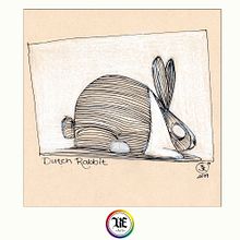 Rabbit 2. Traditional illustration project by Jose Roberto Escamilla - 08.02.2019