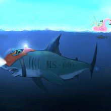 Shark. Digital Illustration project by Jose Roberto Escamilla - 08.02.2019