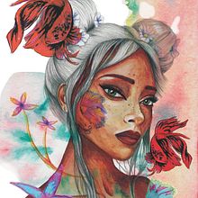 Mi Proyecto del curso: Retrato ilustrado en acuarela. Portrait Drawing, and Traditional illustration project by Delia Sesma Galipienzo - 08.02.2019