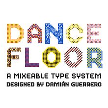 Dance Floor (First Version). Un progetto di Tipografia e Design tipografico di Damián Guerrero Cortés - 01.08.2019