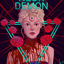 Mi Proyecto del curso: NEON DEMON . Un progetto di Illustrazione tradizionale di Emma Karen Reyes Sanches - 03.08.2019