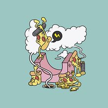 Pizza xtrem. Un projet de Dessin, Design  et Illustration traditionnelle de Jesus Camacho - 03.08.2019