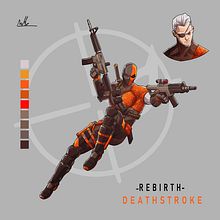 DEATHSTROKE Y DEATH OF SUPERMAN Proyecto mío y de mi hermano (Instagram @damian_navarroart y @dantenavart) . Projekt z dziedziny Komiks, Projektowanie postaci, Ilustracja c i frowa użytkownika damiannavarro883 - 04.08.2019
