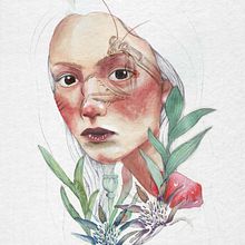Mi Proyecto del curso: Retrato ilustrado en acuarela. Un proyecto de Dibujo de Retrato de Helena Carrión Rosa - 05.08.2019