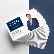 Tarjetas de Visita - IMGO Real Estate. Br, ing, Identit, Graphic Design, Design, and Marketing project by Mihaela Muntean - 07.05.2018