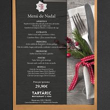 Christmas Menu - Menu de Navidad - Restaurant. Design, Graphic Design, Br, ing, Identit, and Poster Design project by Mihaela Muntean - 12.20.2017