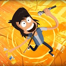 Hit, Rock in the house. Animation, 2D Animation, Film, Video, TV, and TV project by Ronald Ramirez - 07.29.2016