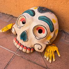 Máscara Mictlantecuhtli. Un proyecto de Escultura y Papercraft de ALintzin Oortiz - 07.08.2019