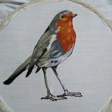 Mi Proyecto del curso: Pintar con hilo: técnicas de ilustración textil. Embroider project by Leticia Mosqueda - 08.07.2019