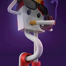 Meu projeto do curso: Criação de personagens com ZBrush e Cinema 4D. Een project van 3D y 3D-karakterontwerp van Ricardo Jurça - 07.08.2019