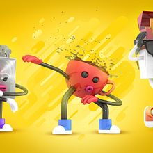 Vícios. Een project van 3D, 3D-karakterontwerp y  Reclame van Ricardo Jurça - 07.08.2019