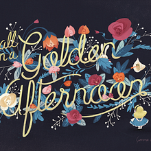 Alice and the Flowers of Wonderland. Un proyecto de Bocetado, Ilustración tradicional, Ilustración digital, Ilustración infantil y Lettering de Gemma Román - 31.07.2014