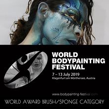 World Body Painting Festival, Klagenfurt Austria. Een project van  Beeldende kunst, Film, video en televisie,  Concept art, Ontwerp van personages, Marketing y Schilderij van Leo Altamirano - 07.08.2019
