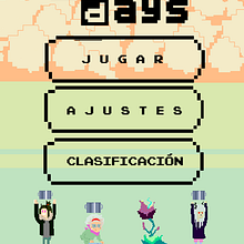 RAINY DAYS Diseño UI juego/app . Character Animation, Film, Video, TV, Concept Art, Creativit, Game Design, Character Design, Mobile Design, Marketing, Pixel Art, T, pograph, and UX / UI project by Ludmila - 12.16.2018