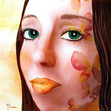 Mi Proyecto del curso: Retrato ilustrado en acuarela.. Digital Illustration project by Marian Se Ib - 08.07.2019