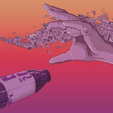 Trashnihilation. Un proyecto de Ilustración tradicional e Ilustración digital de David Carvajal - 14.02.2019