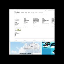Rediseño menú Reebook . Projekt z dziedziny UX / UI użytkownika Fatima Castilla - 08.08.2019