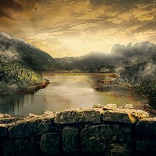 Mi Proyecto del curso: Matte Painting Atardecer en los pirineos. Ein Projekt aus dem Bereich Bildbearbeitung und Fotoretuschierung von Oscar Peña Gonzalez - 08.08.2019