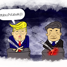 USA VS CHINA. Traditional illustration project by Lucas Pereyra - 08.08.2019